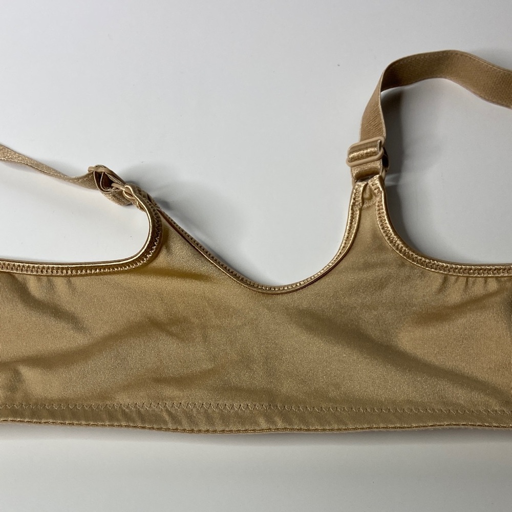 Elegant Tan Front Closure Women's Bra - Picture 5 of 6